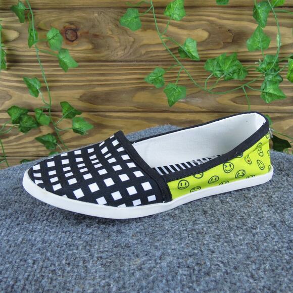 Dolce Vita Women's Loafer Yellow Fabric Sz 8 Medium Gently Used 2025 - Picture 1 of 6